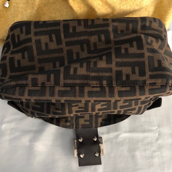 💥FENDI💥vintage tote bag-classic brown FF fabric - Picture 4 of 8